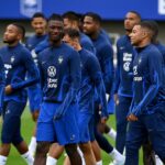 dernier entraînement à Clairefontaine pour les Bleus