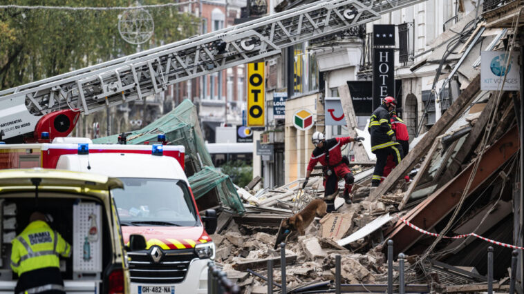 deux immeubles s'effondrent en plein centre de Lille