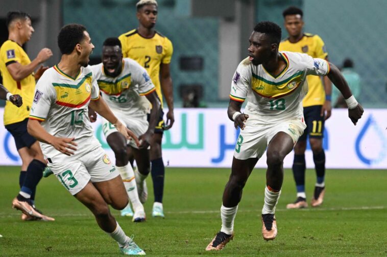 le Sénégal bat l’Equateur et se qualifie pour les huitièmes de finale