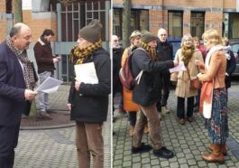 “Extension de Liège Airport, qu’en pense le GIEC?”: des militants ont interpellé les ministres wallons