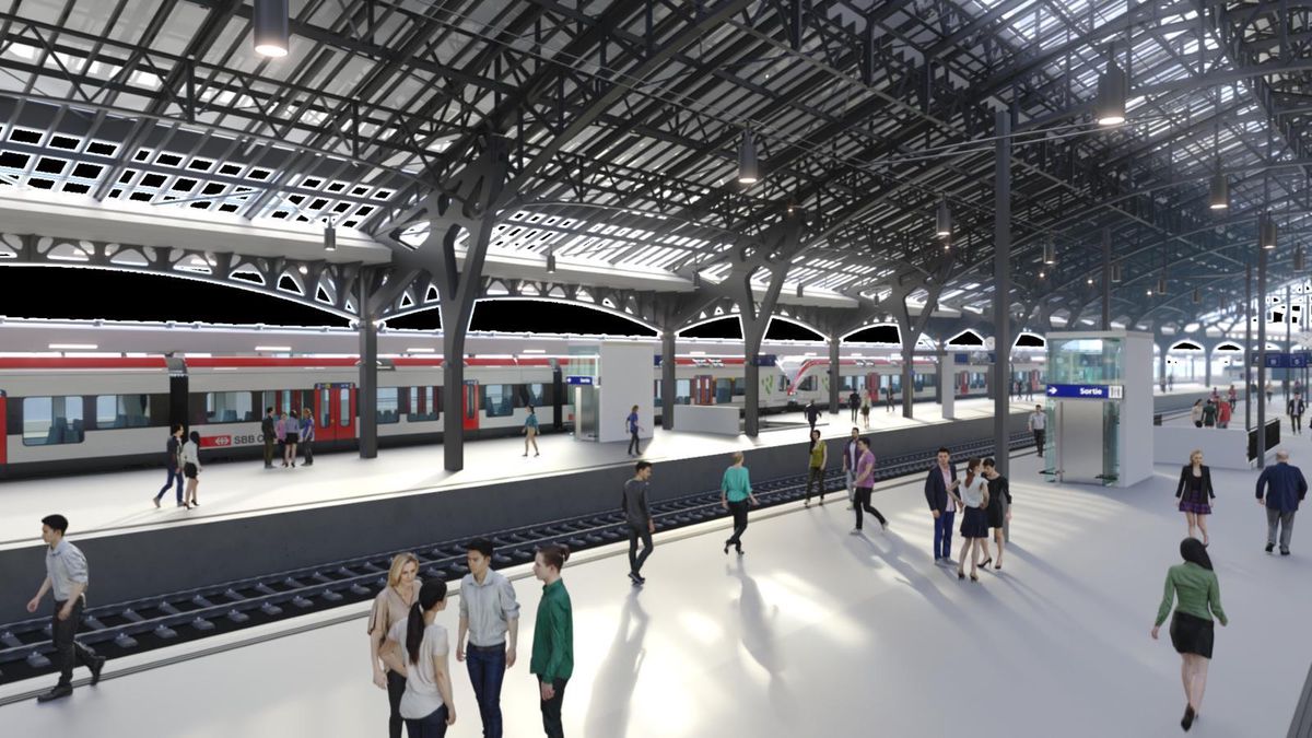 Gare de Lausanne: des travaux «pour une dizaine d’années»