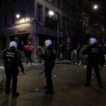 La police bruxelloise procède à 59 arrestations après le match Maroc-Portugal