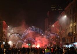 Les supporters du Maroc font la fête dans les rues de Bruxelles et d’autres villes, pas d’incident