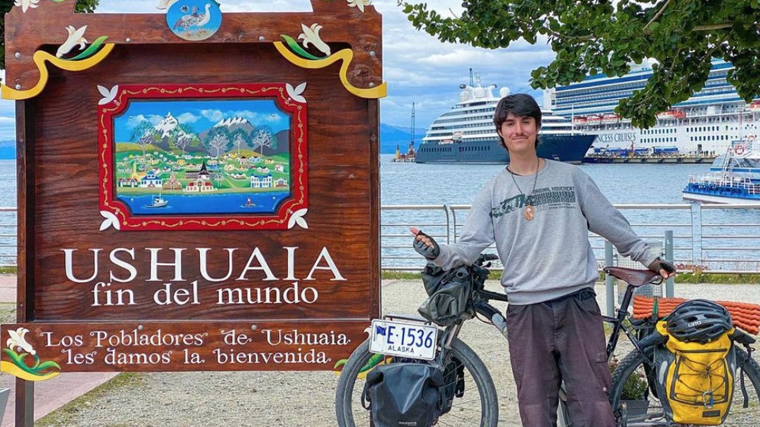 De l’Alaska à Ushuaia, Liam Garner, 17 ans, devient le plus jeune cycliste à traverser les trois continents américains