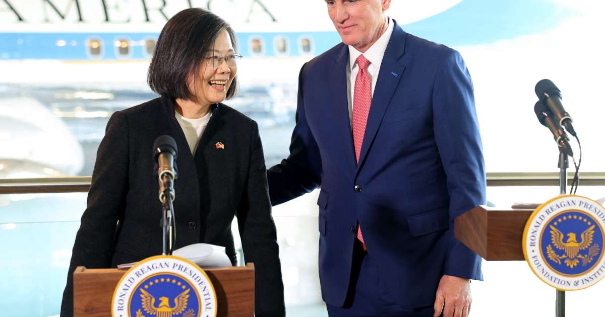 En Californie Taiwan et les Etats Unis vantent leurs liens indefectibles