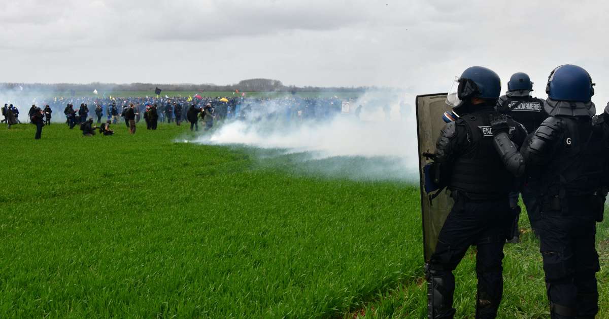 En France, le marquage chimique des manifestants fait tache