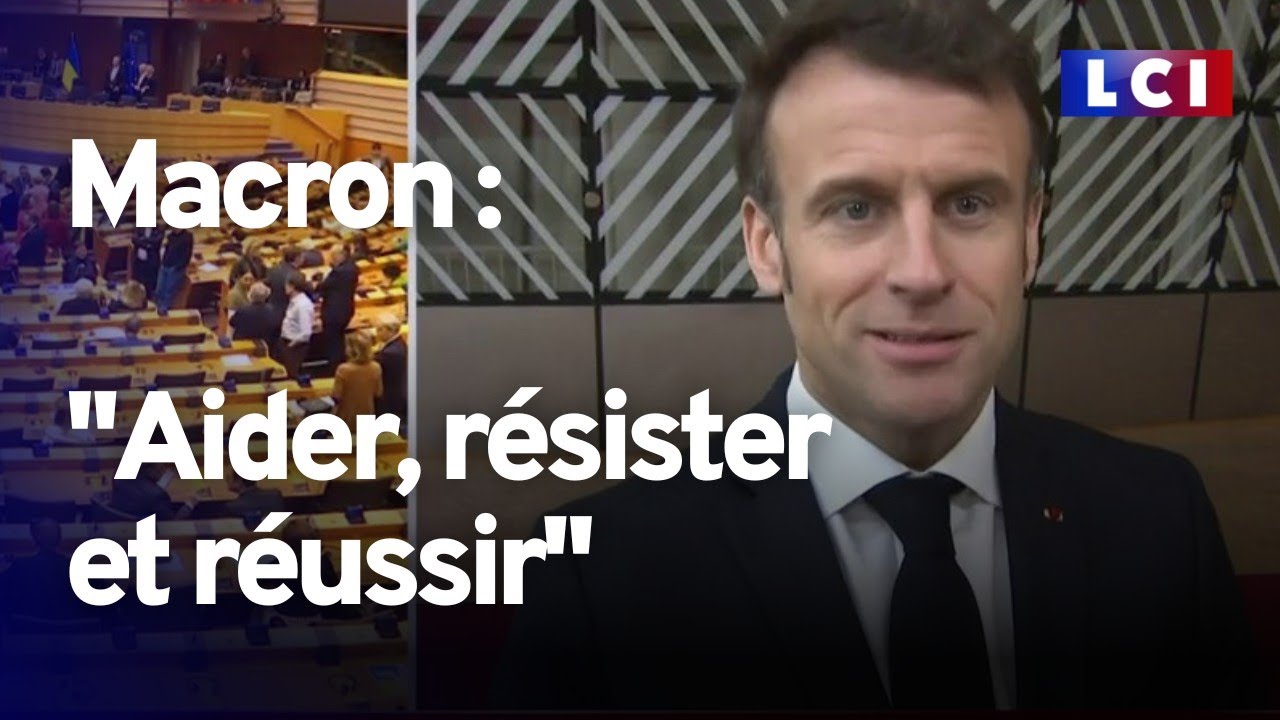 Macron : "il faut privilégier les livraisons d'armes utiles"