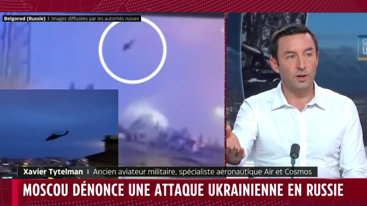 Incroyable raid de deux hélicoptères Mi-24 ukrainiens sur la Russie : analyse sur @LCI