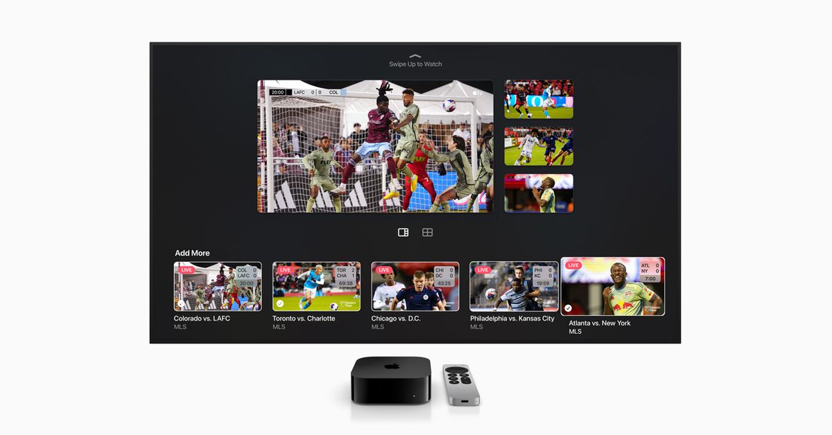 QR Apple TV MLS multiview
