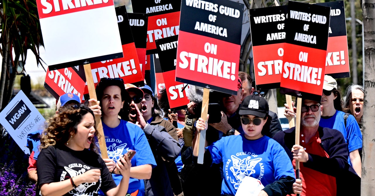 WGA Strike The Monitor Culture GettyImages 1252544261