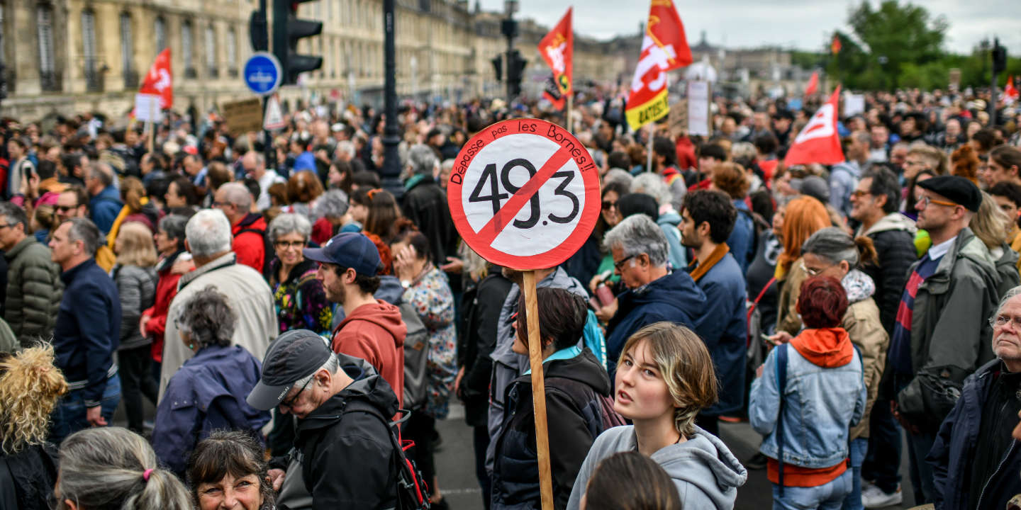 les manifestations ont réuni sept à dix fois plus de monde qu’en 2022, sur fond de contestation de la réforme des retraites