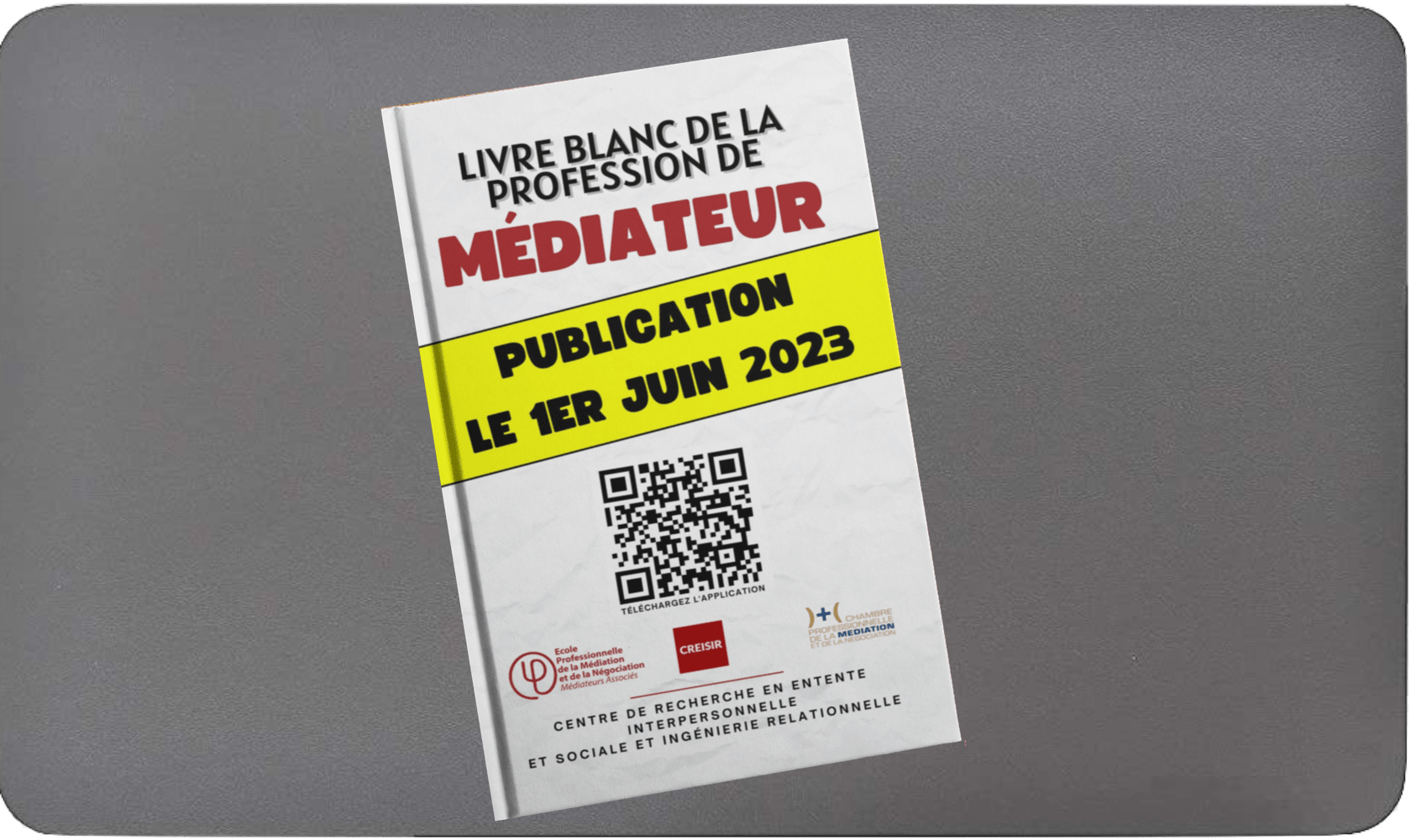 Le livre blanc de la profession de médiateur sort le 1er Juin 2023