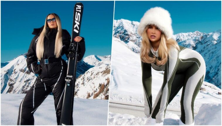 Combinaison, doudoune, pantalon... sur la nouvelle collection de ski de chez PrettyLittleThing !