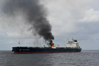 L’incendie à bord du pétrolier britannique visé par les Houthis est éteint