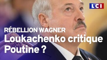 "Les tensions entre Wagner et l'armée russe ont été mal gérées" - Loukachenko