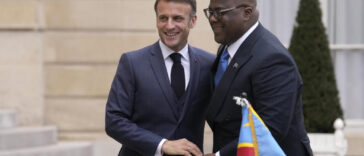 Félix Tshisekedi en France : Emmanuel Macron exhorte le Rwanda à "retirer ses forces" de la RD Congo