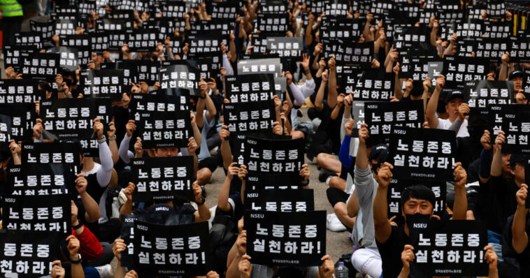 Le géant coréen Samsung est confronté à sa “toute première grève”
