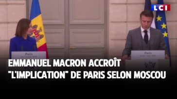 Emmanuel Macron accroît "l'implication" de Paris selon Moscou