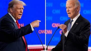 Black-outs, punchlines, mensonges: ce qu’il faut retenir du premier débat entre Trump et Biden