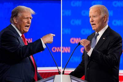 Black-outs, punchlines, mensonges: ce qu’il faut retenir du premier débat entre Trump et Biden