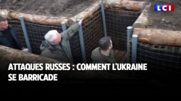 Attaques russes : comment l'Ukraine se barricade