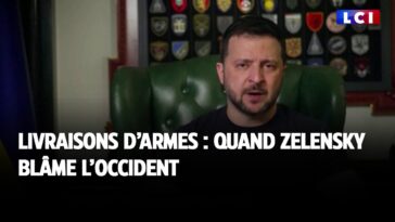 Livraisons d'armes : quand Zelensky blâme l'Occident