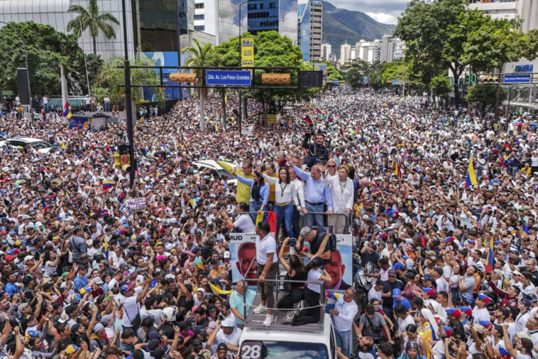 la cheffe de l’opposition appelle à manifester samedi pour contester la réélection de Maduro