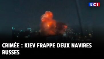 Crimée : Kiev frappe deux navires russes