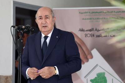 Le président algérien Abdelmadjid Tebboune réélu avec près de 95% des voix