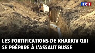 LCI sur le terrain : les fortifications de Kharkiv qui se prépare à l’assaut russe