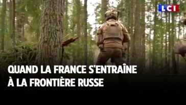 Quand la France s'entraîne à la frontière russe