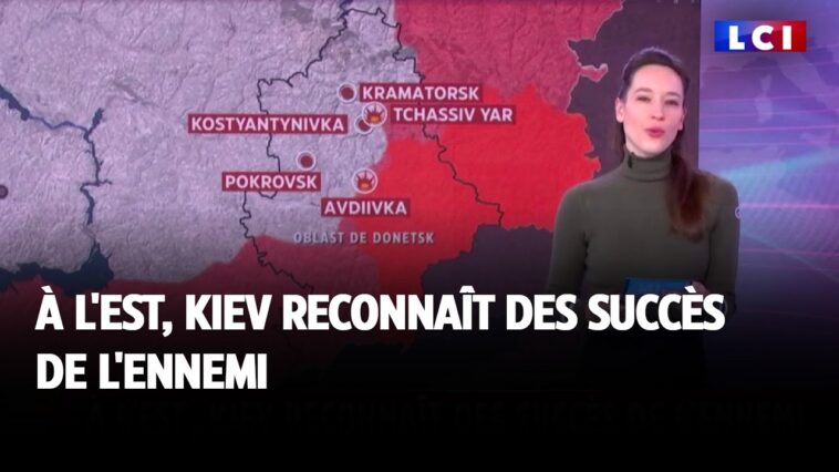 À l'est, Kiev reconnaît des succès de l'ennemi