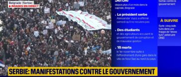 Serbie: manifestations contre le gouvernement