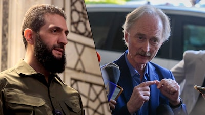 Jolani, chef du HTS, a rencontré l’envoyé spécial de l’ONU pour la Syrie