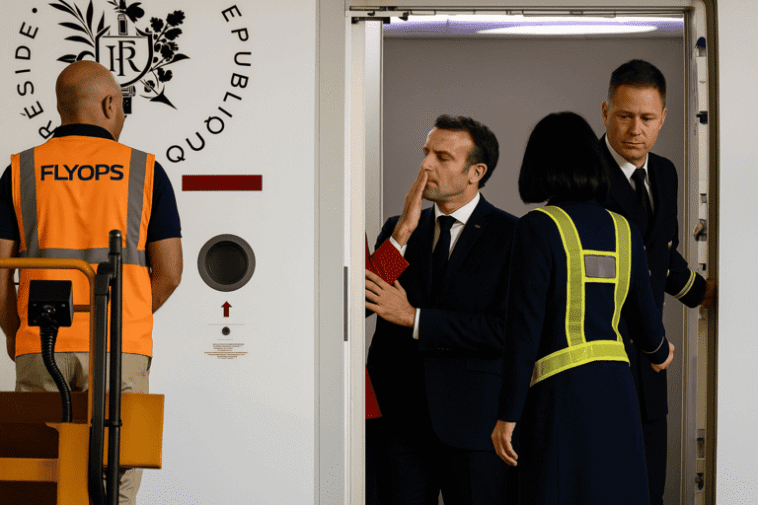 Brigitte et la giflle à Macron