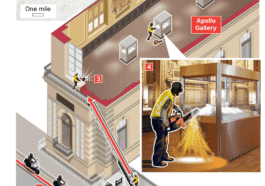 Une disqueuse, un monte-charge