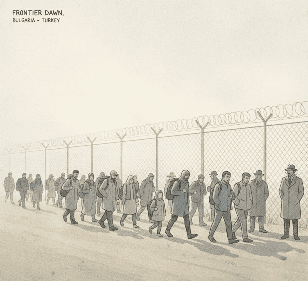 espions russes, guerre hybride, migration clandestine, passeurs, Balkans, Bulgarie, Turquie, Union européenne, Royaume-Uni, renseignement russe, ONG humanitaires, sécurité européenne, influence géopolitique, Frontex, Europol